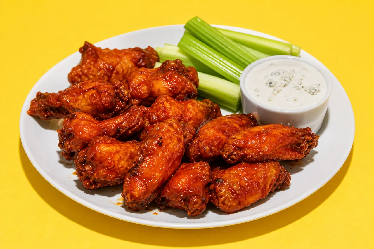 Ailes de poulet croustillantes sauce Buffalo traditionnelles