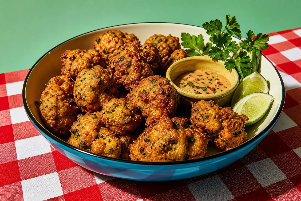 Accras de rascasse volante à la créole, Beignets de poisson épicés (tradition antillaise)