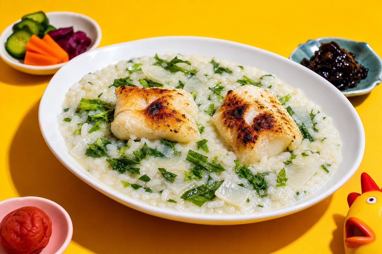 Nanakusa Gayu (Porridge aux sept herbes)