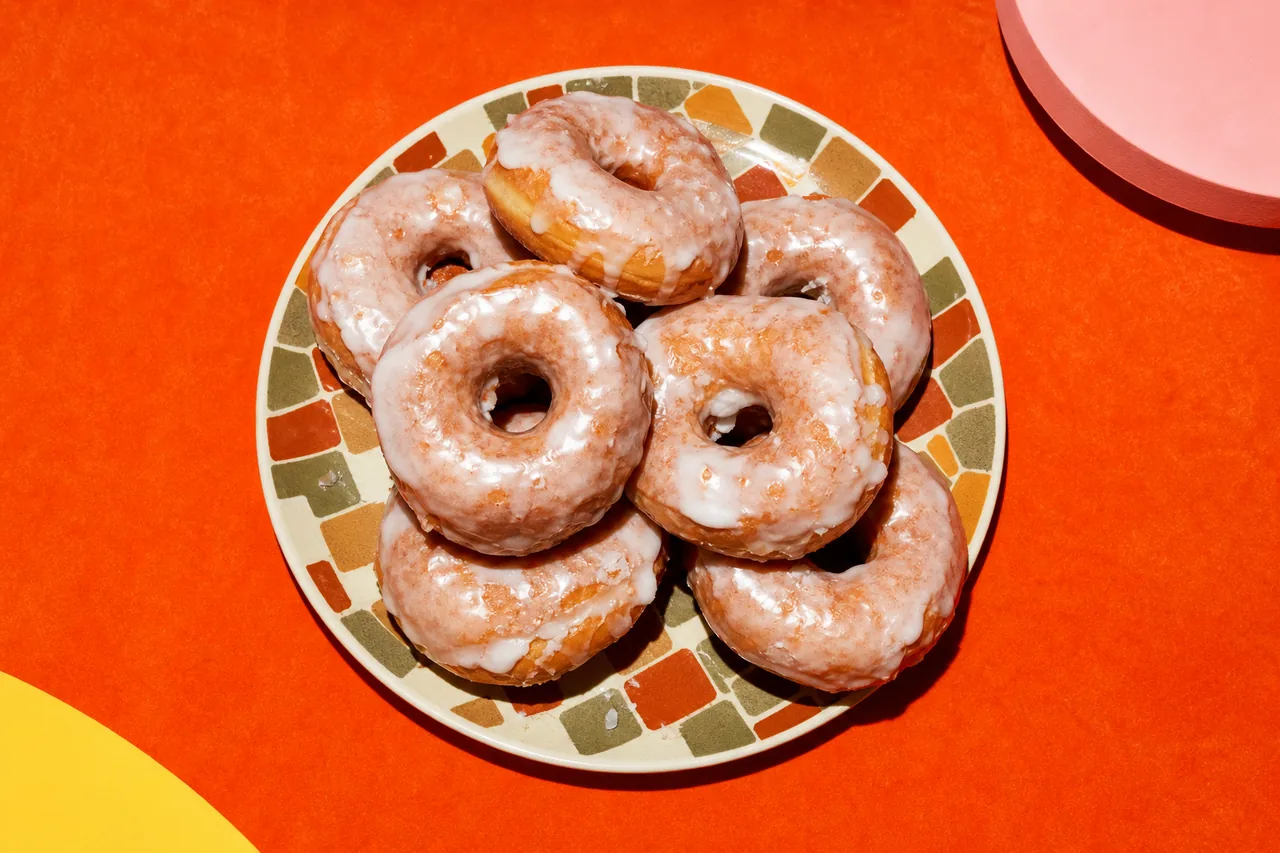 Donuts américains glacés cuits à l’air fryer