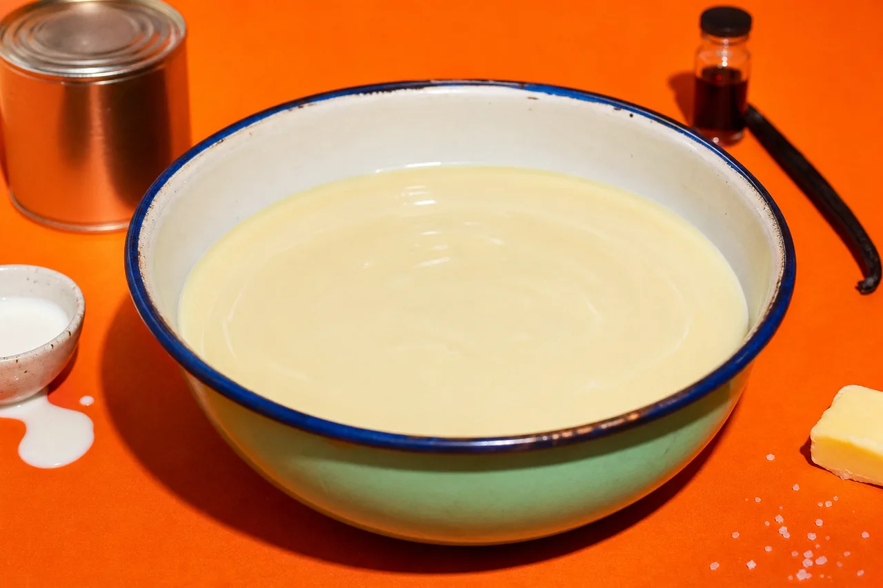 Sauce au lait concentré sucré