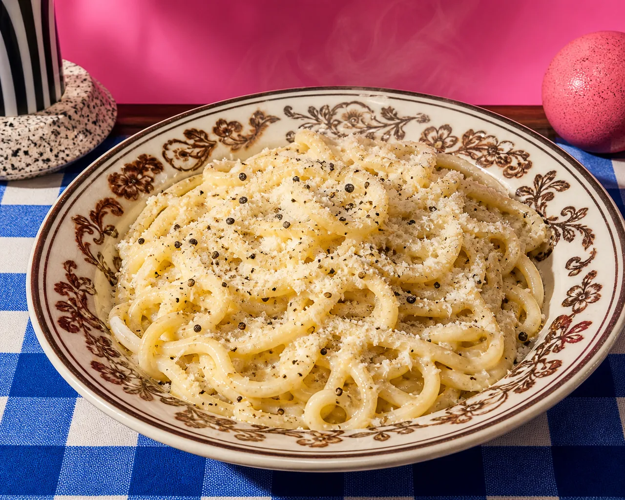 Udon Cacio e Pepe