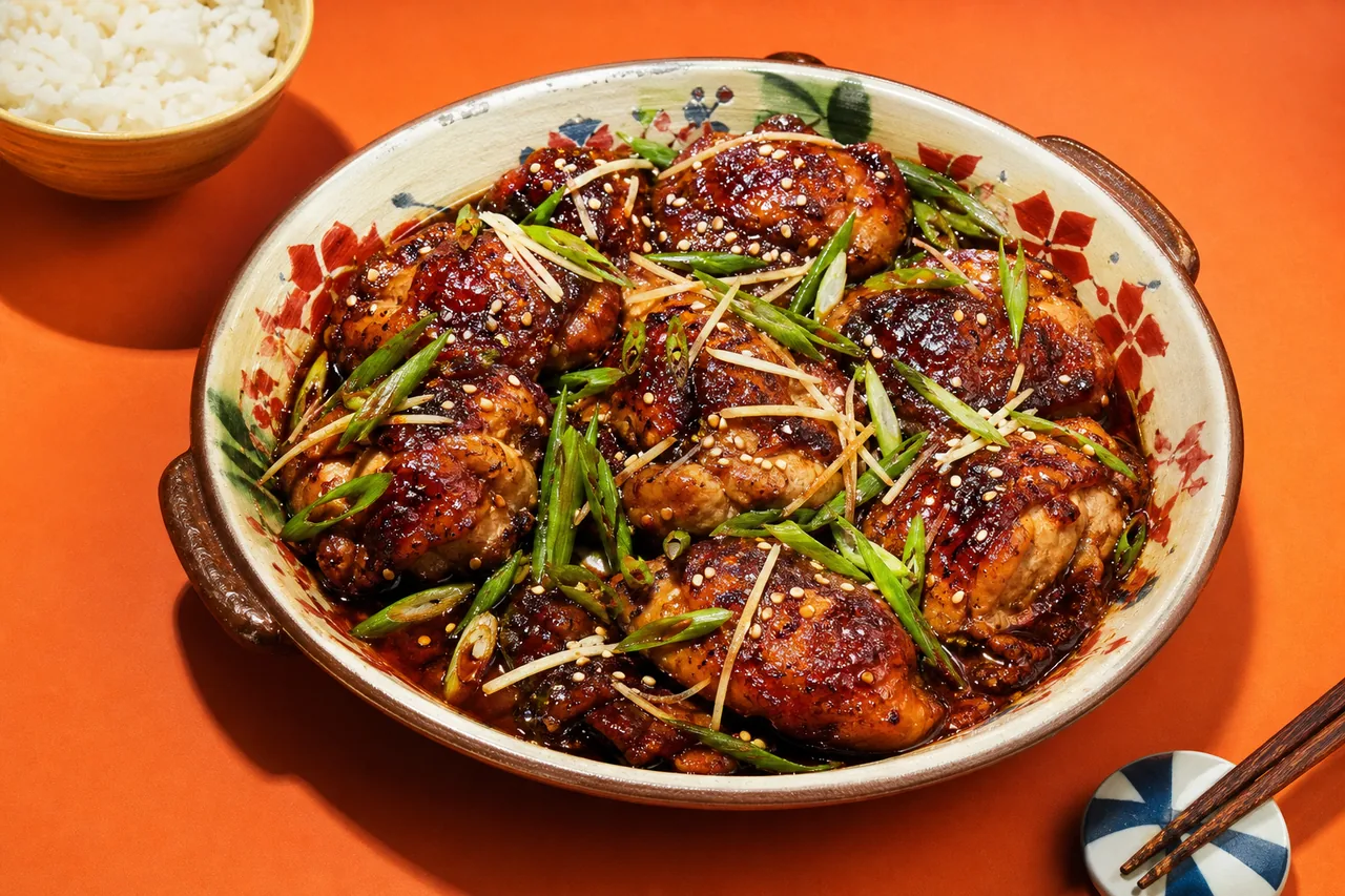 Poulet en cocotte au miso