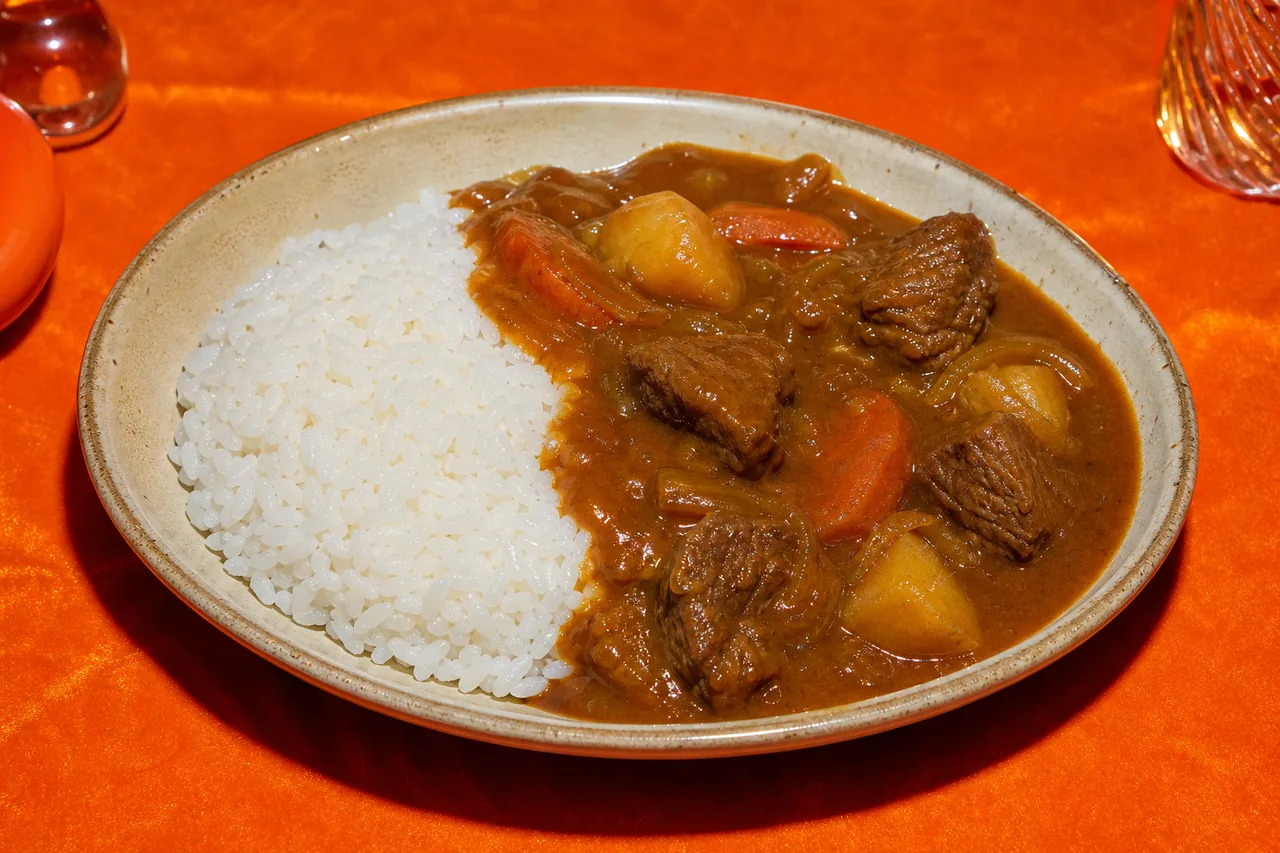 Curry au jus de carotte