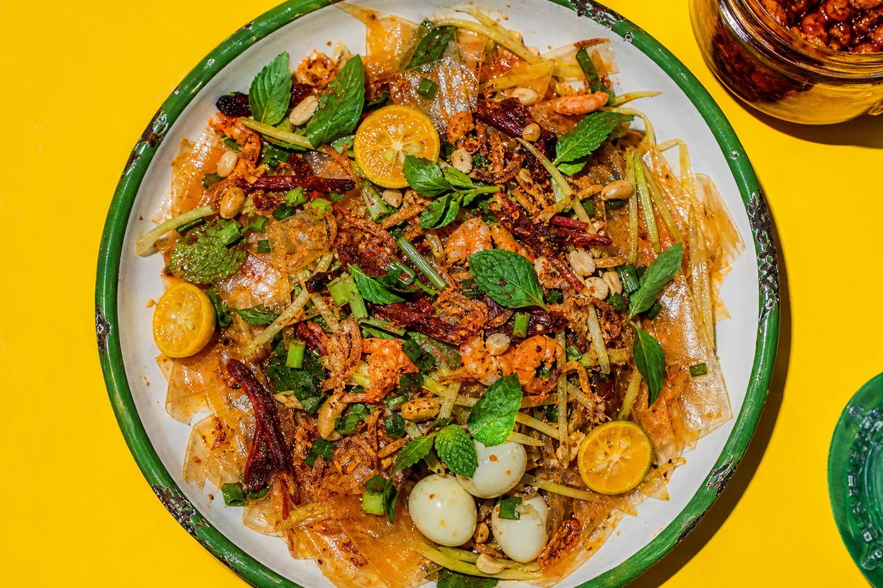 Bánh tráng trộn traditionnel de Saïgon