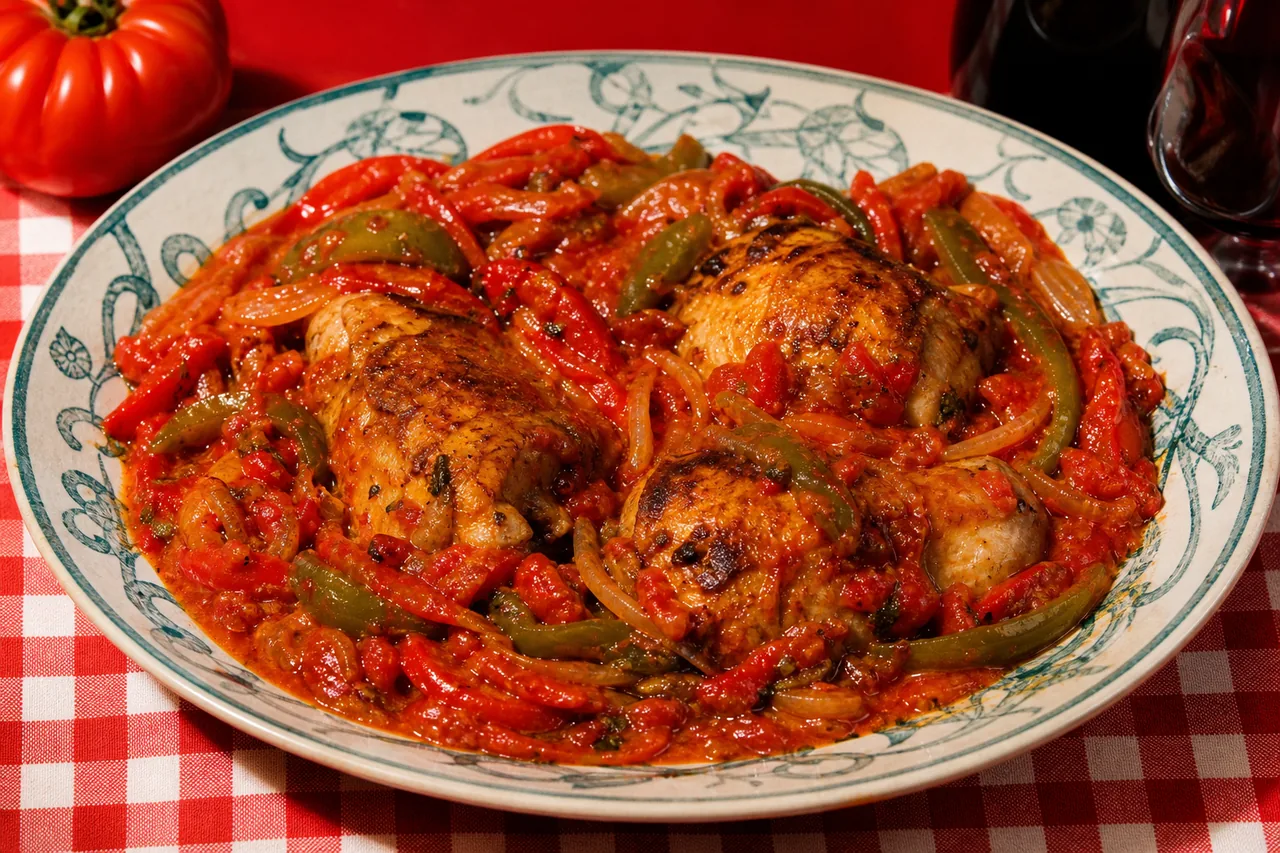 Poulet basquaise