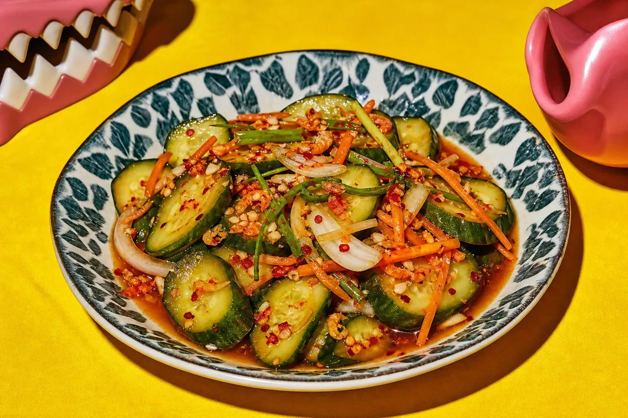 Concombres Kimchi Rapides