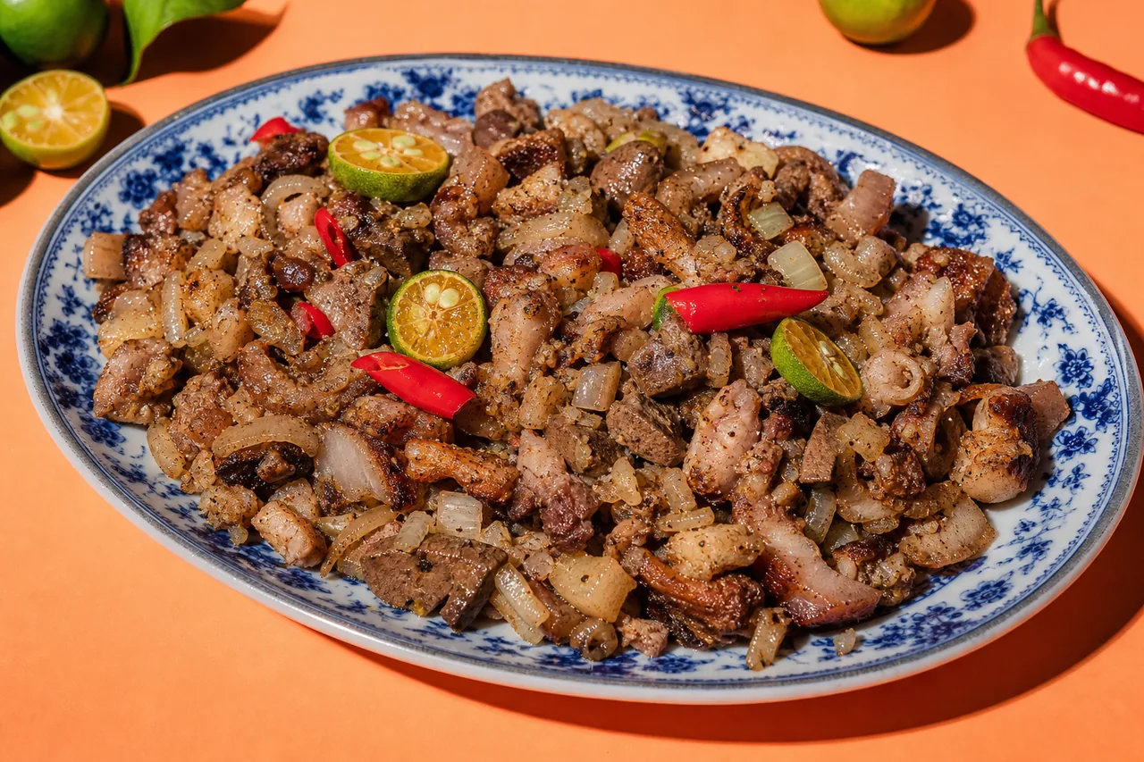 Sisig de porc philippin