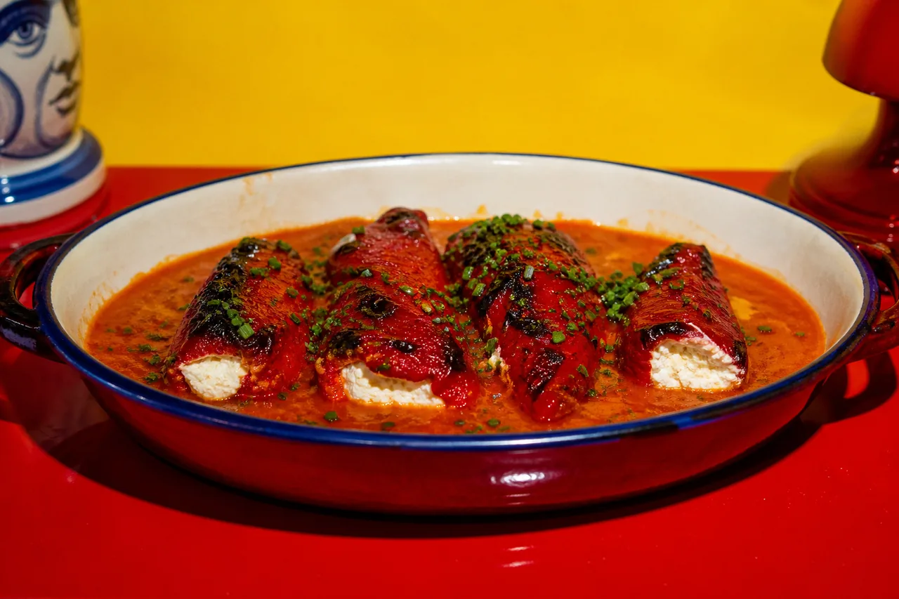 Poivrons del piquillo farcis au fromage de chèvre
