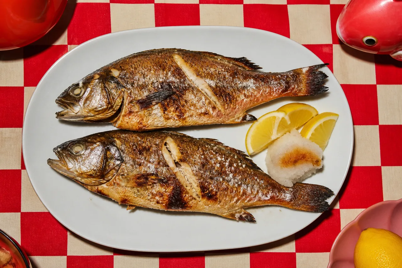 Shioyaki de balaou — grillé au sel, à la japonaise