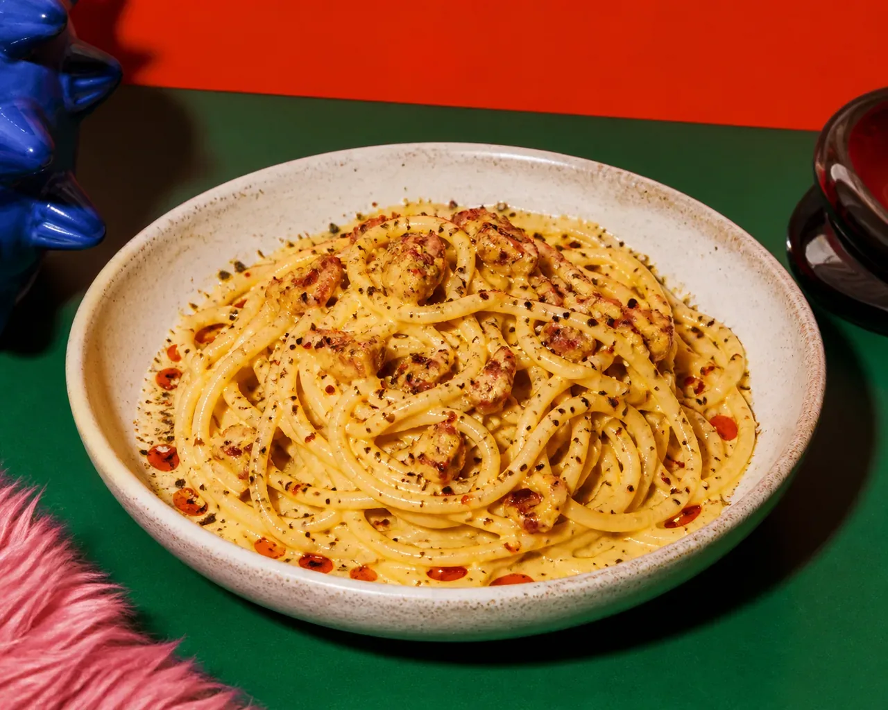 Carbonara au poivre de Sichuan