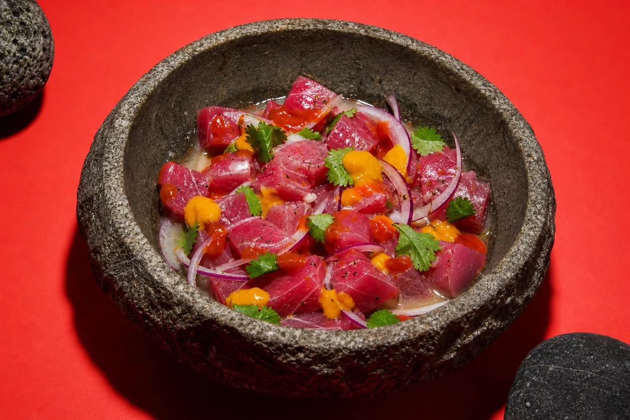 Ceviche de thon aji