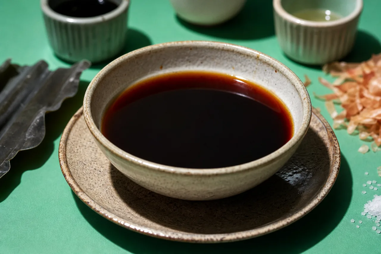 Sauce tsuyu traditionnelle pour soba