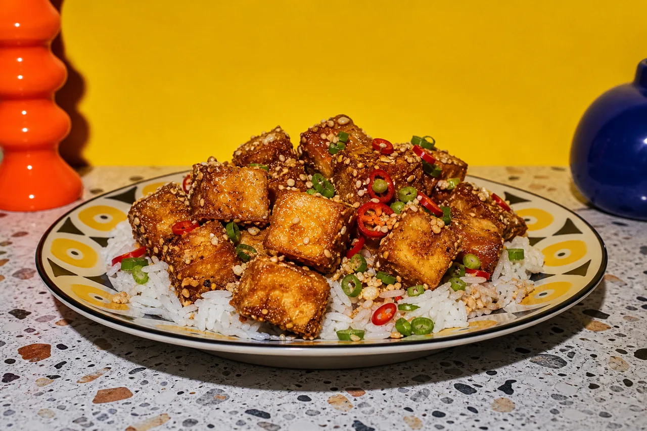 Tofu croustillant au sésame à l’air fryer