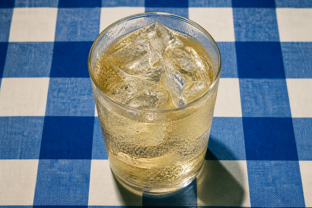 Umeshu soda (soda à la liqueur de prune japonaise)