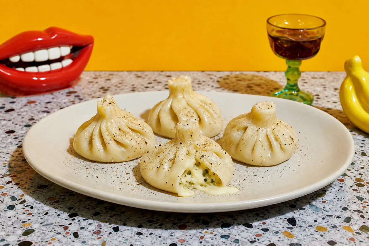 Khinkali Végétariens au Fromage Fondant