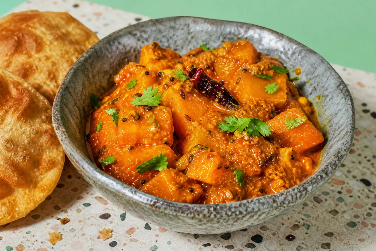 Kaddu (curry de potiron à l'indienne)