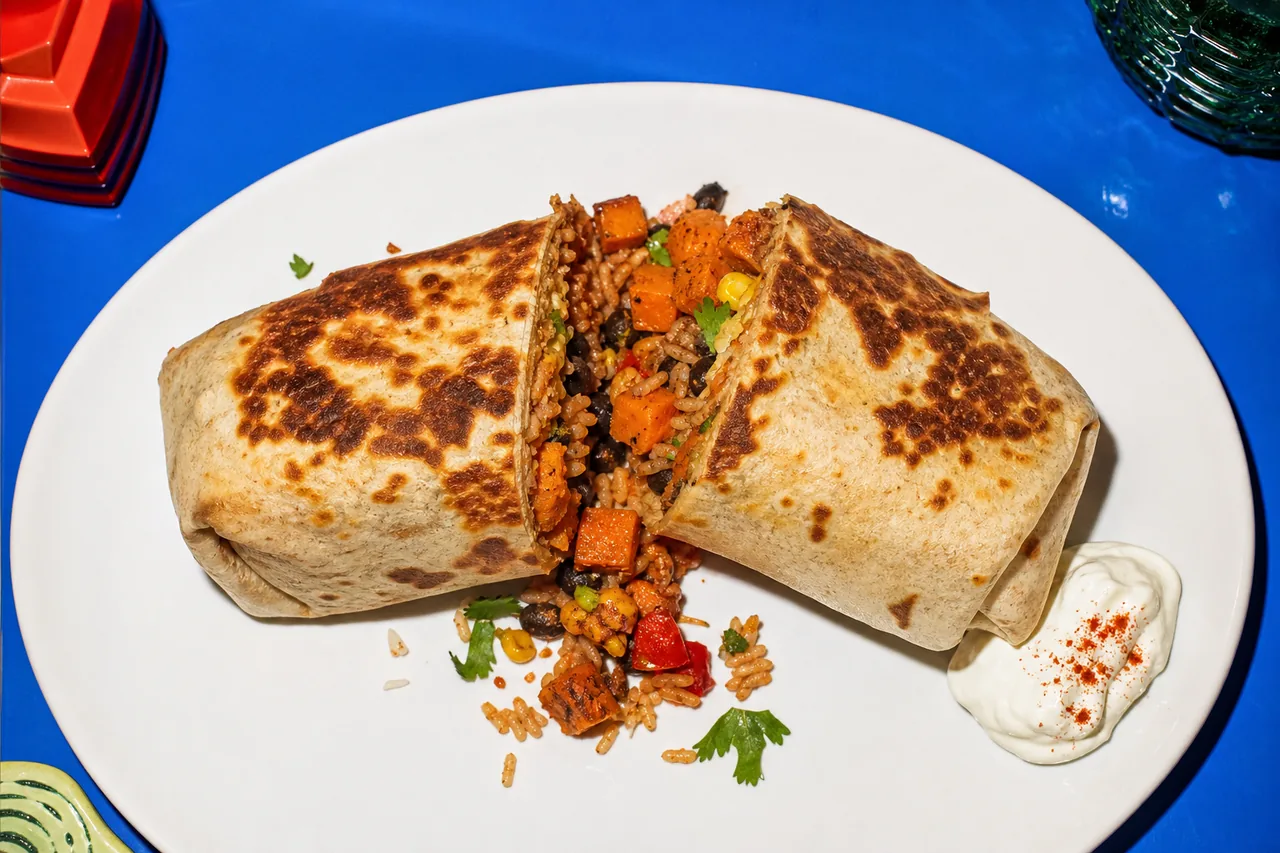 Burritos de patate douce