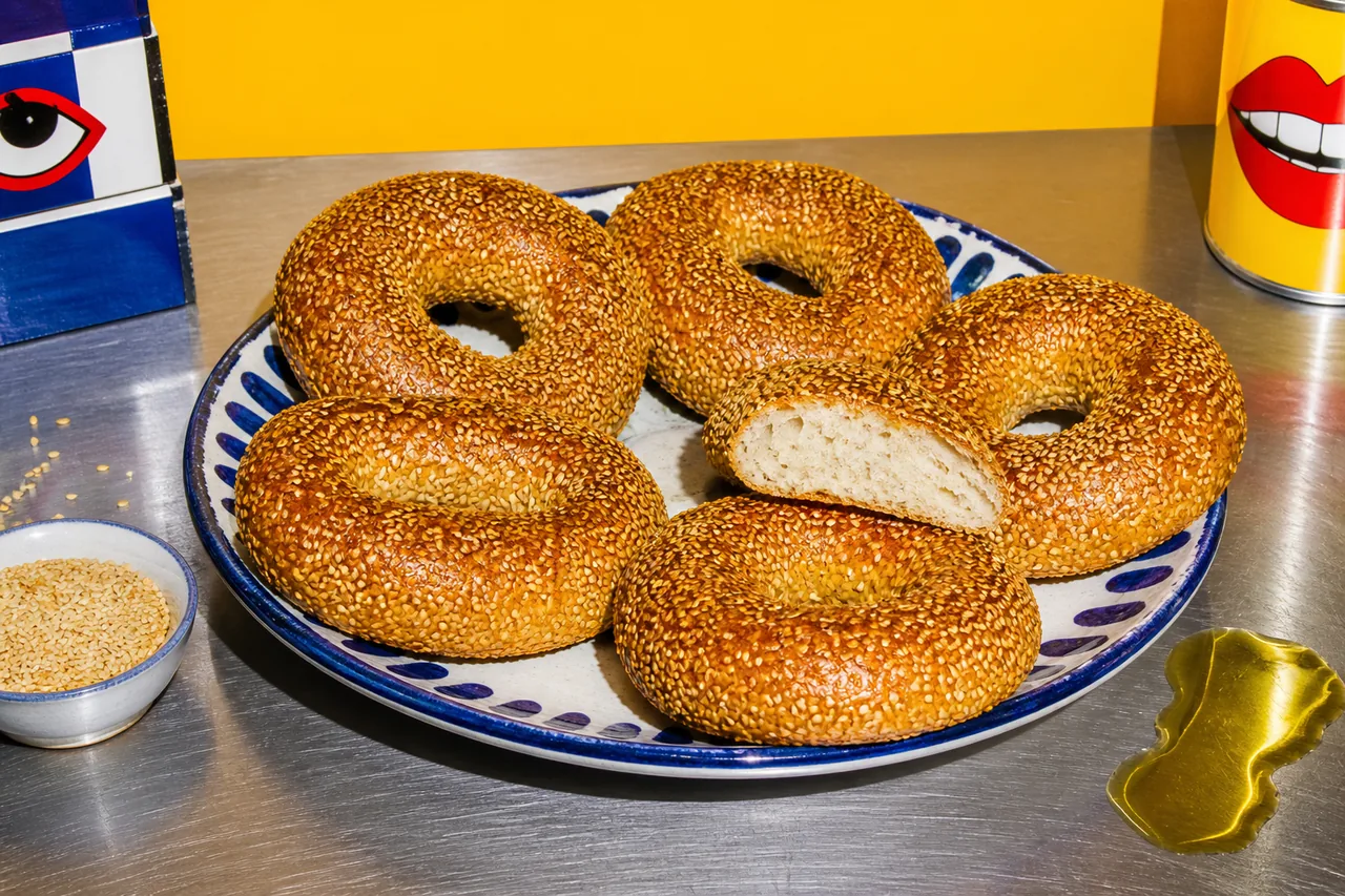 Ka'ak al Quds (Pain de Sésame de Jérusalem)