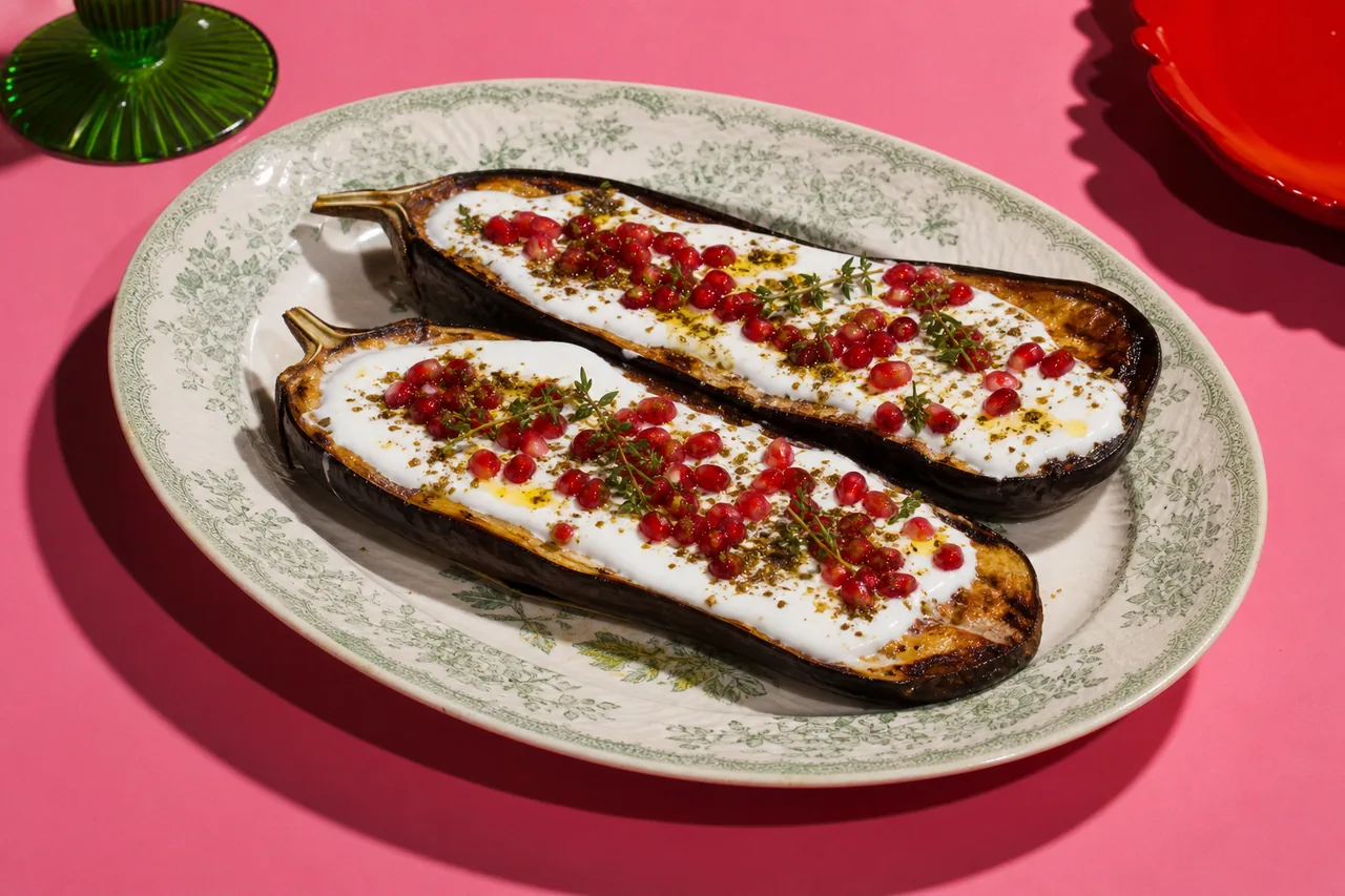 Aubergines à la sauce au babeurre