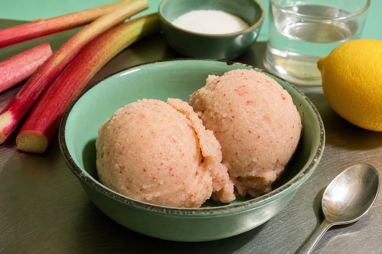 Sorbet Rhubarbe