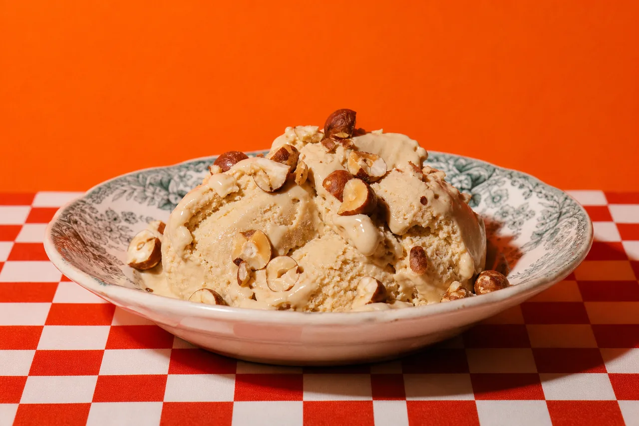 Glace noisette pralinée au Creami