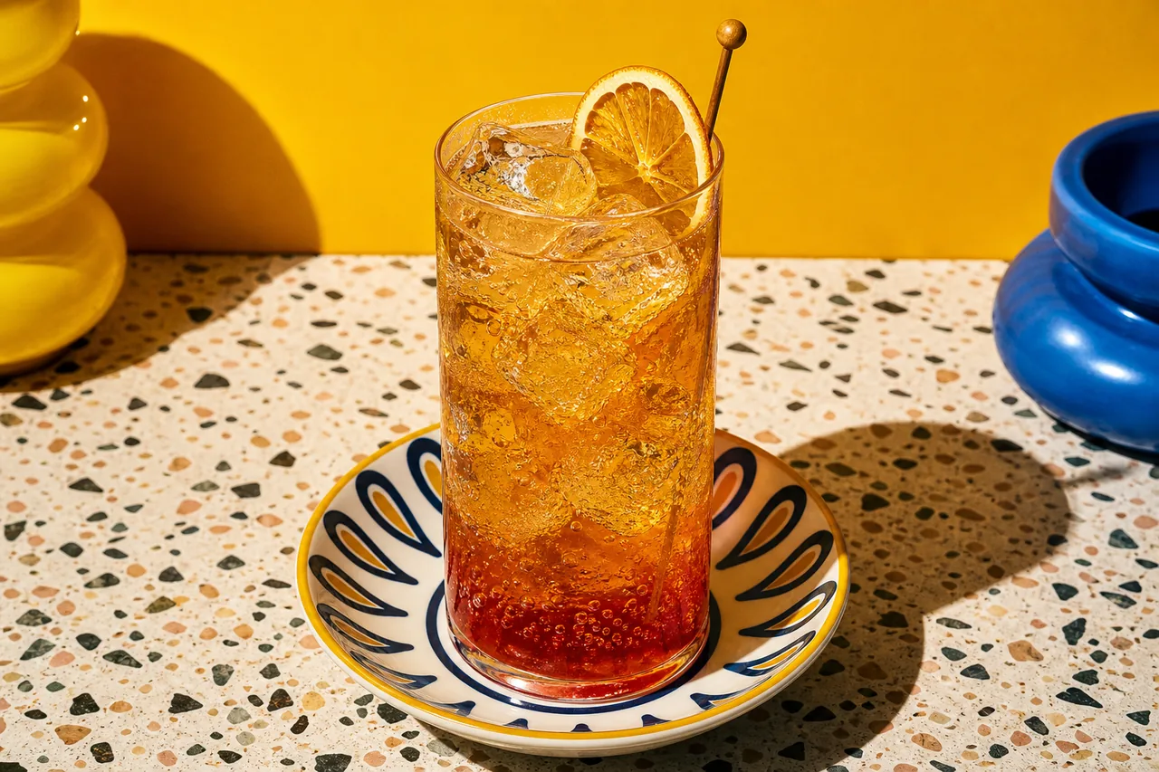 Vermouth Tonic à l'Orange et Grenadine