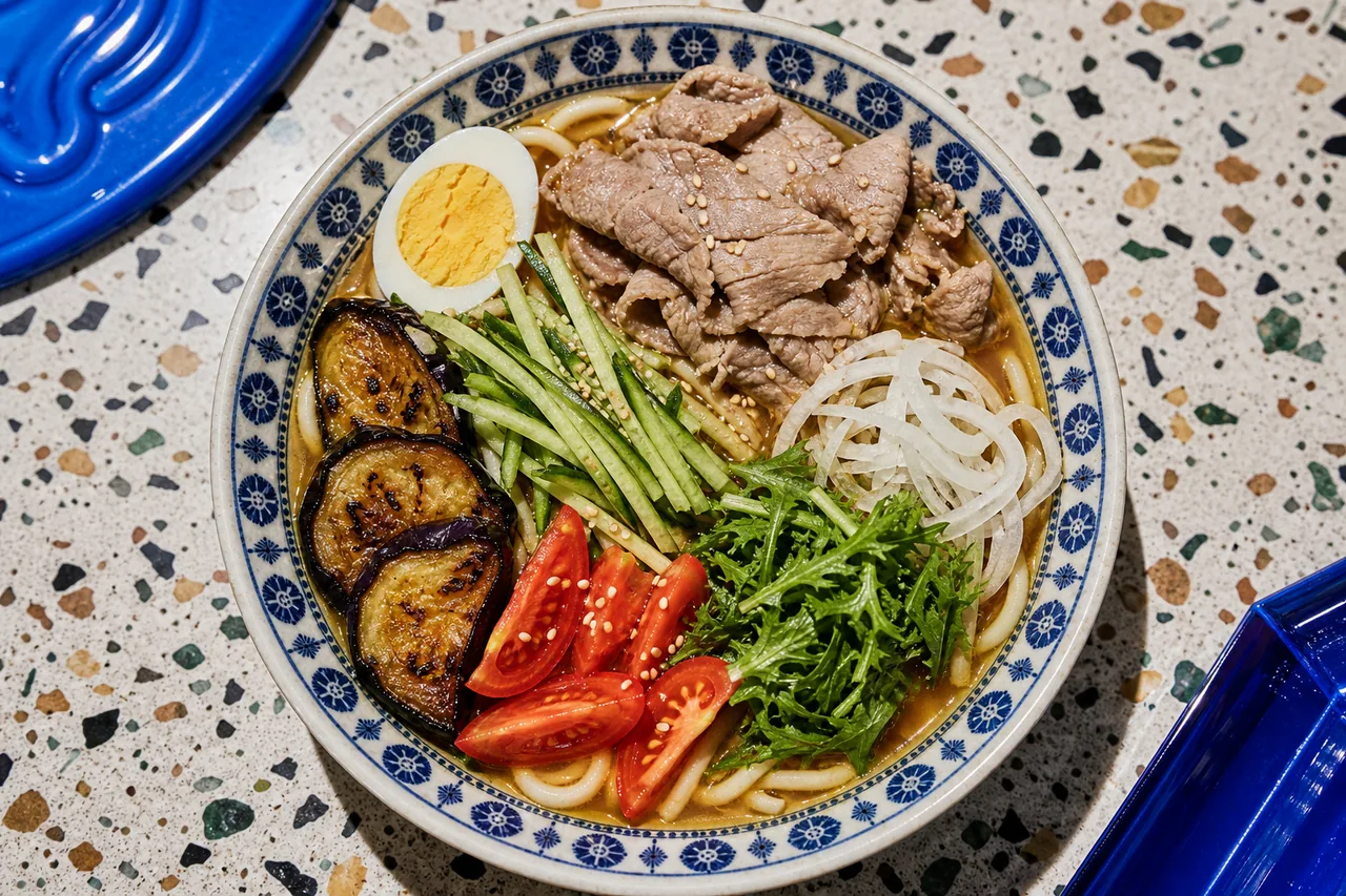 Udon au Curry Froid