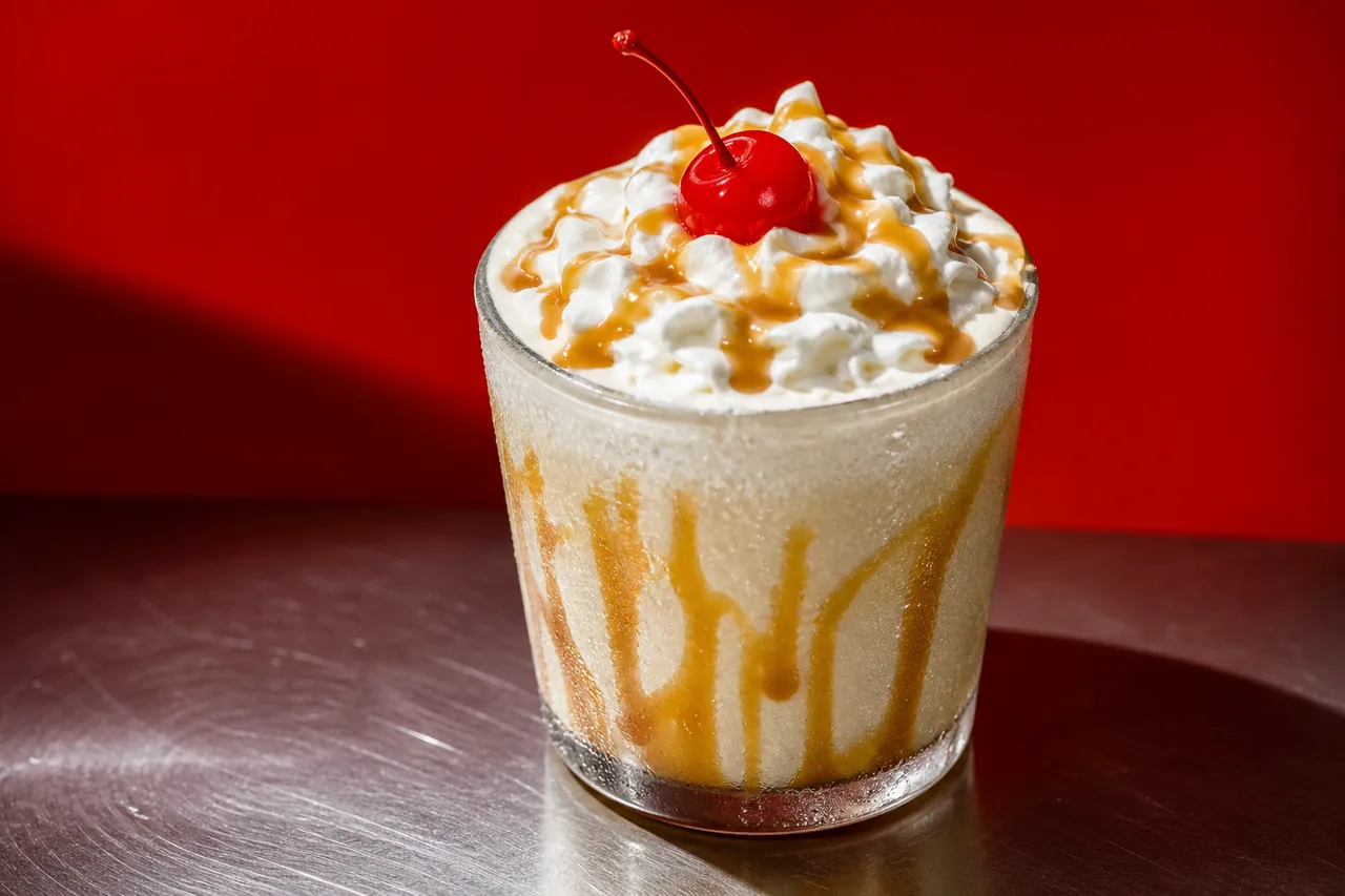 Milkshake vanille-caramel au Creami