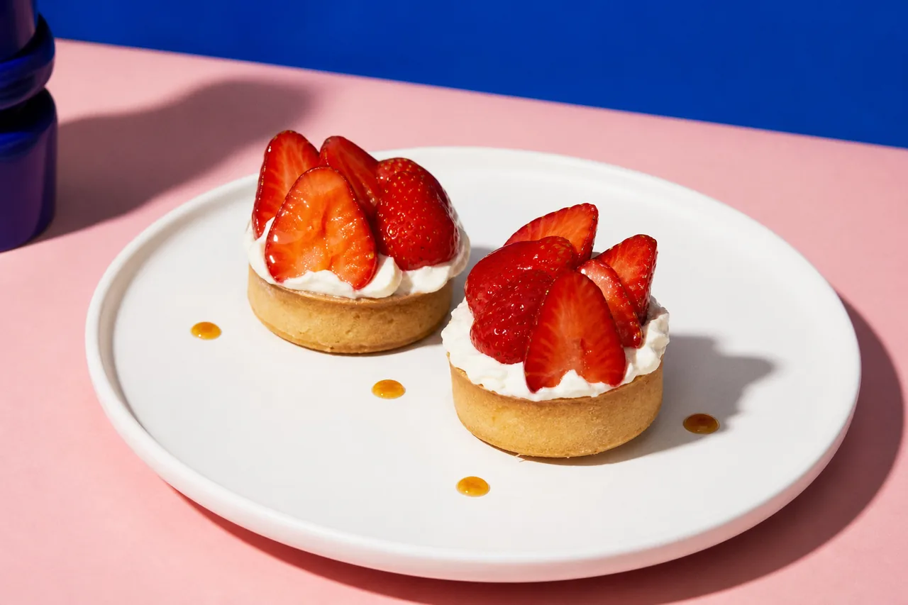 Tartelette aux fraises & chantilly gingembre