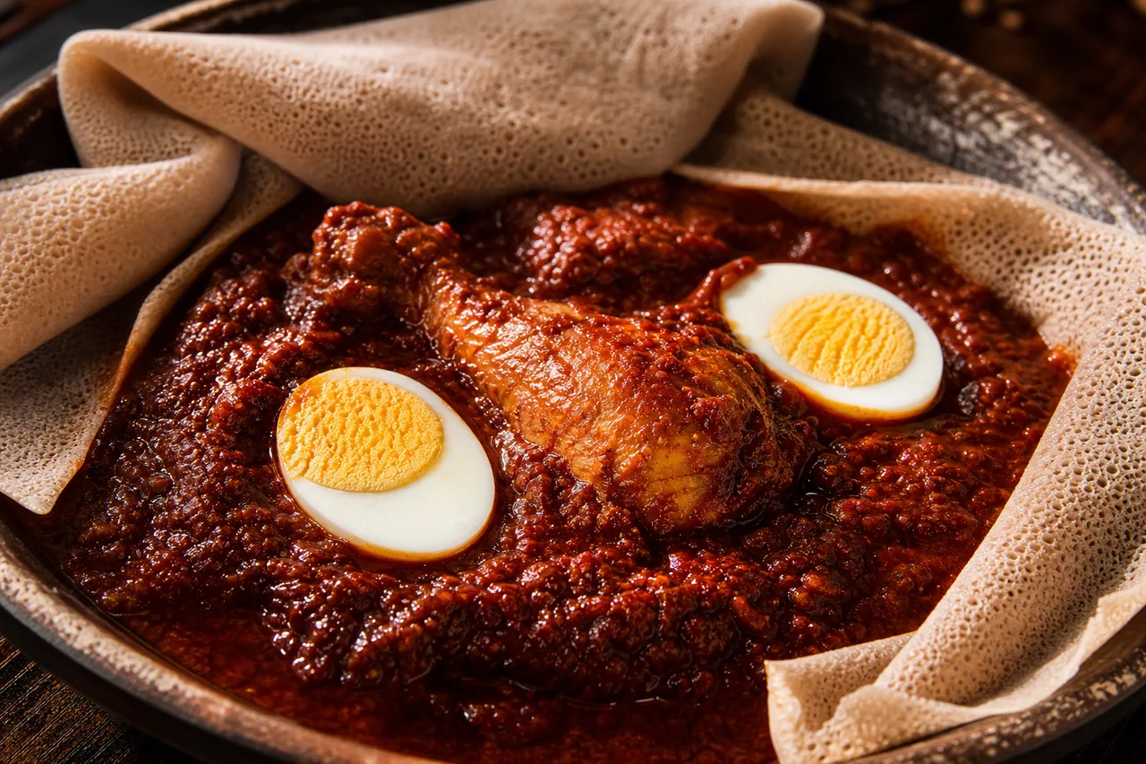 Doro wat éthiopien et injera