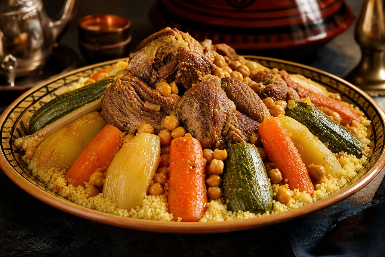Couscous légumes et agneau façon Maghreb