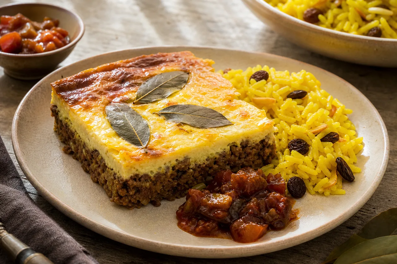 Bobotie sud-africain au chutney