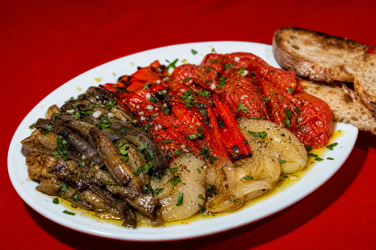 Escalivada catalane, légumes d’été fumés au feu de bois