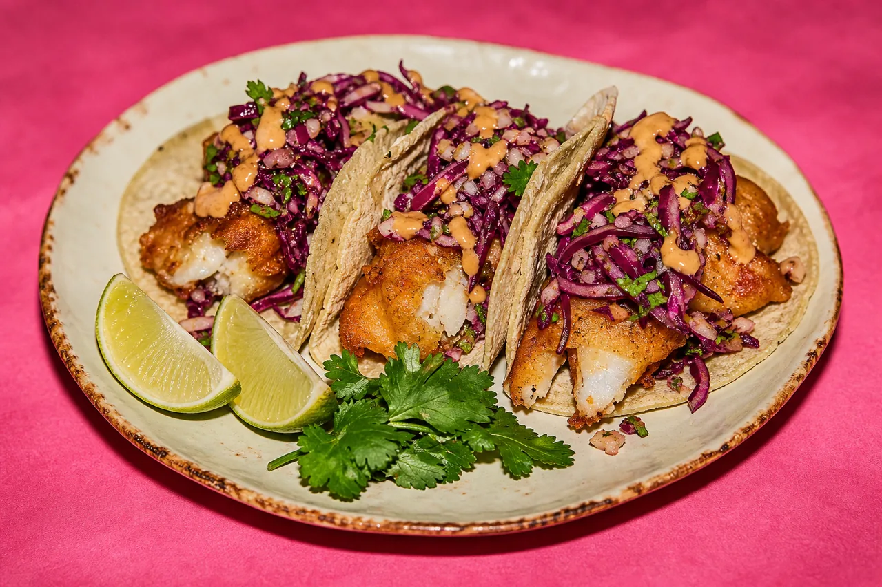 Tacos de poisson façon Baja