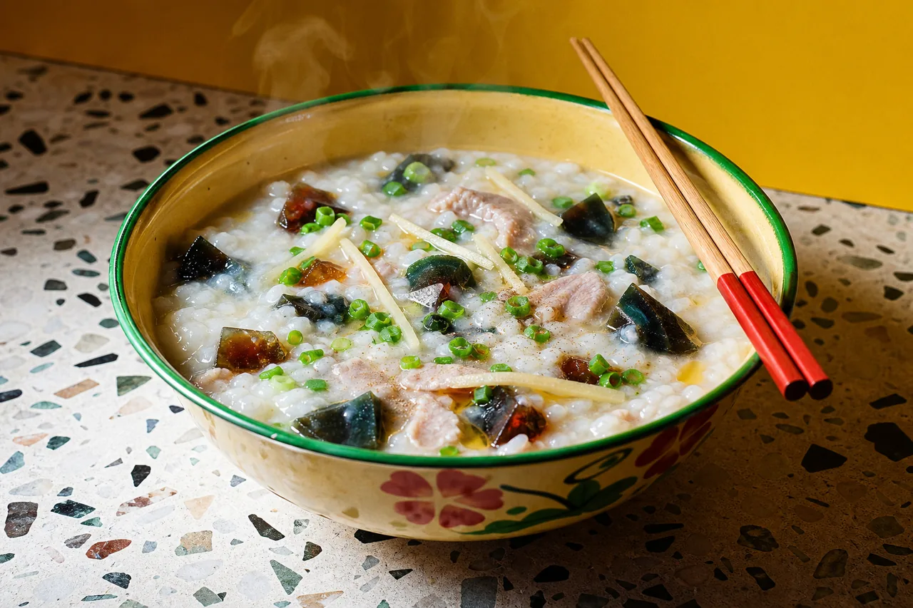 Congee aux œufs de cent ans