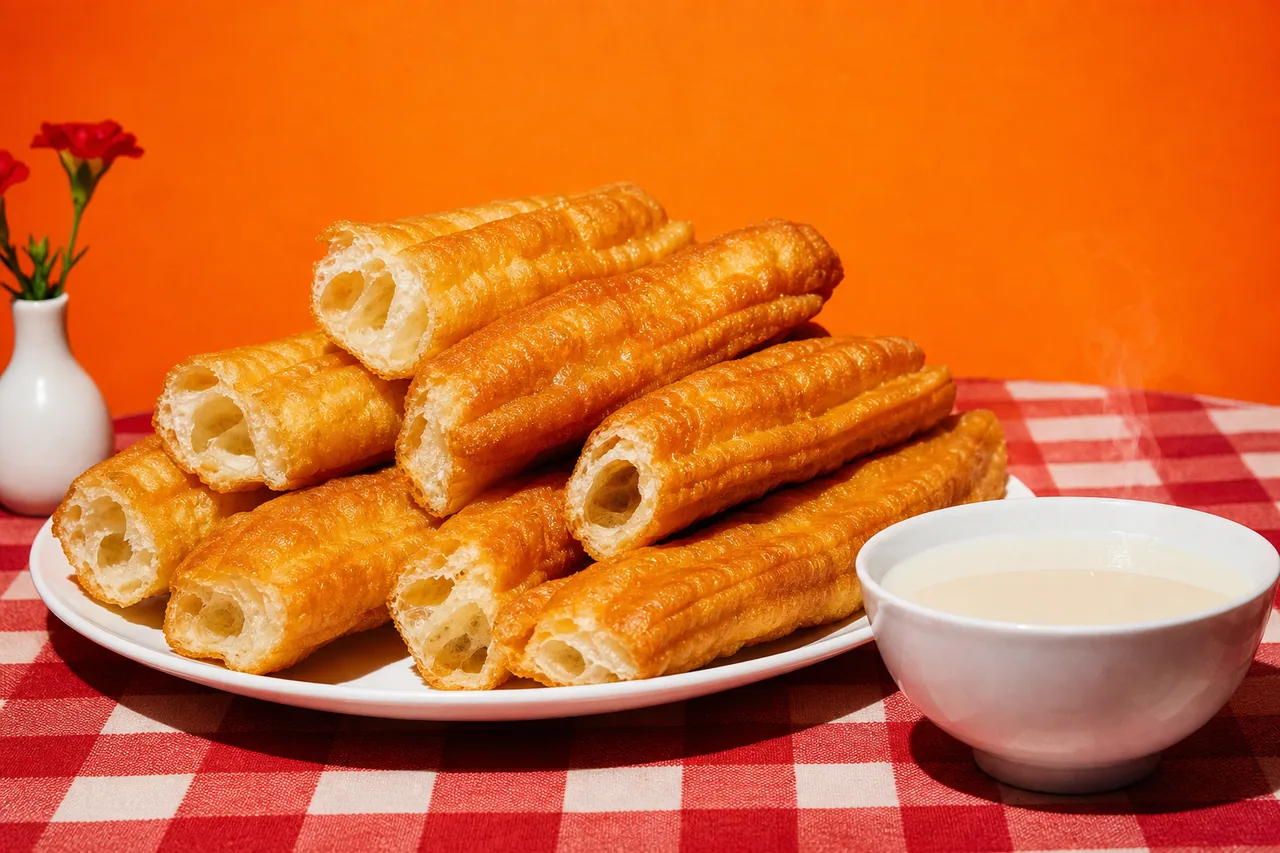Youtiao et lait de soja sucré