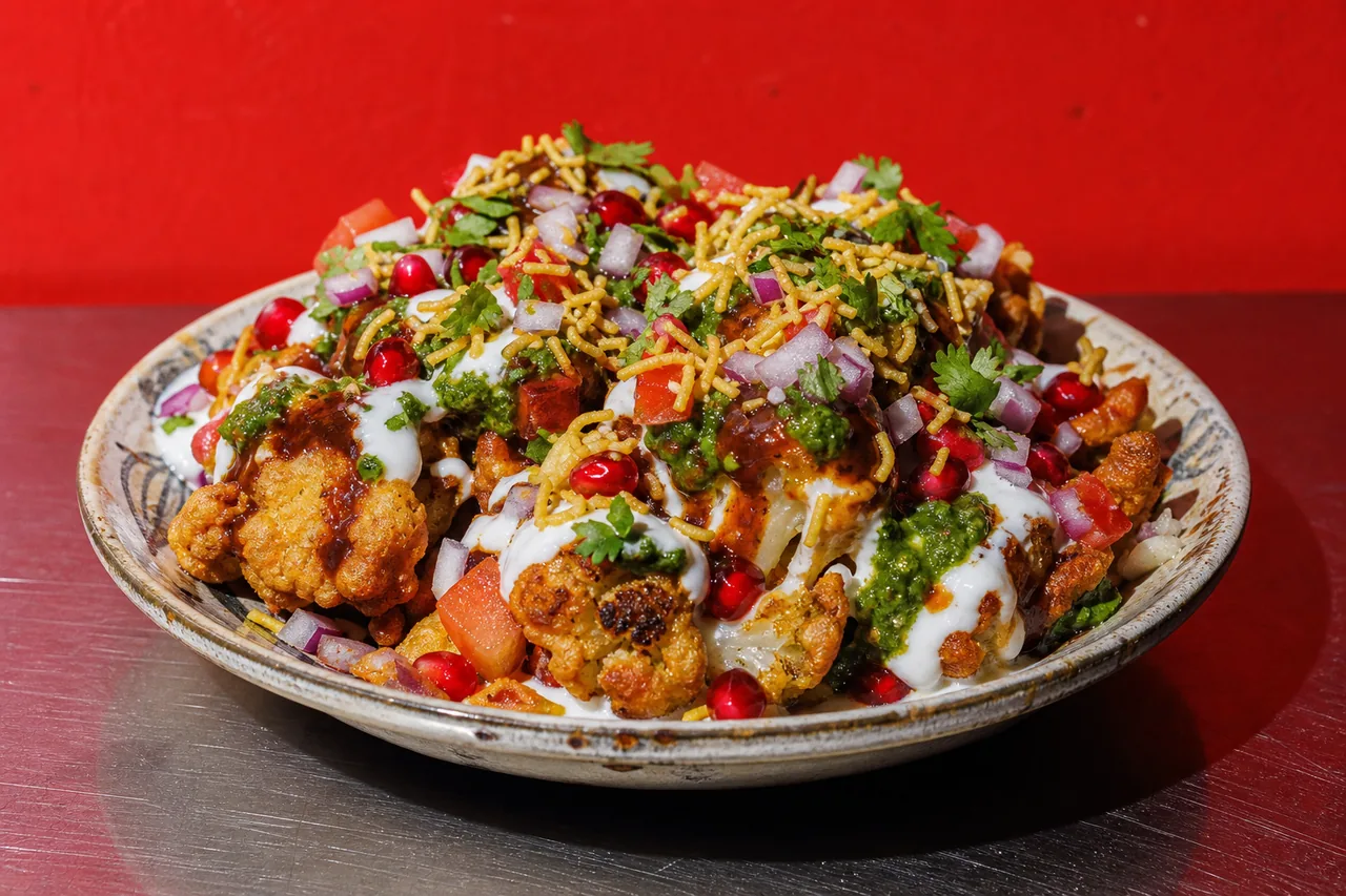 Chou-fleur chaat (chou-fleur épicé à l'indienne)
