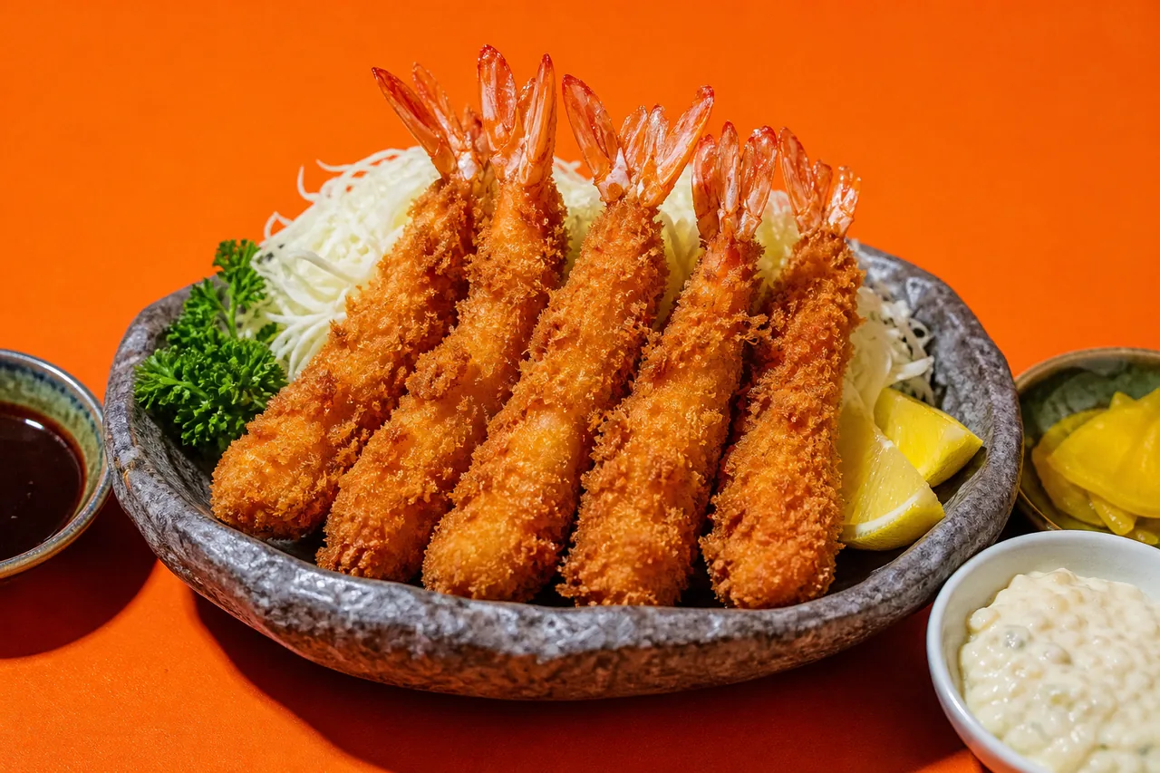 Ebi furai — crevettes panées croustillantes à la japonaise