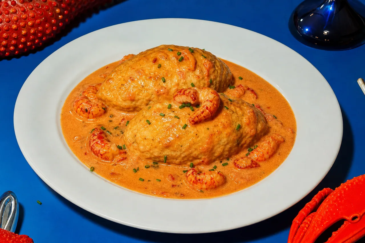 Quenelle de brochet sauce Nantua