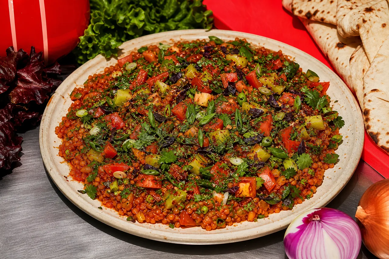 Eetch (Salade arménienne de boulgour, tomates et herbes)