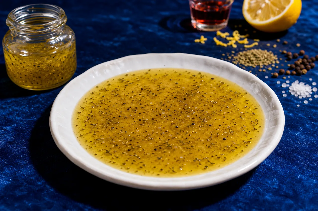 Vinaigrette citron-vinaigre
