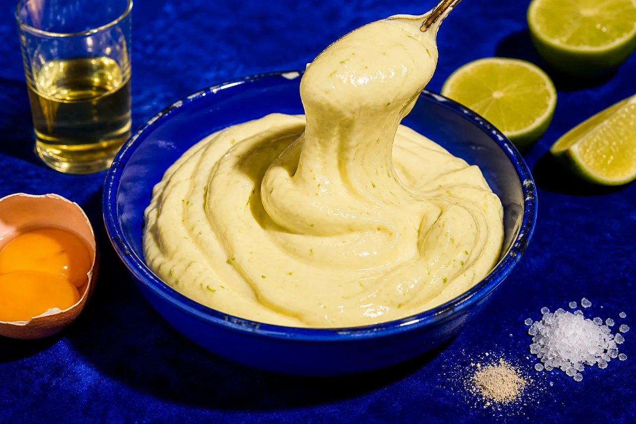 Mayonnaise au citron vert