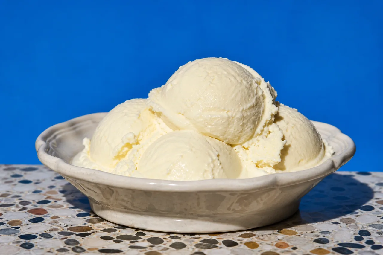 Glace protéinée au cottage cheese