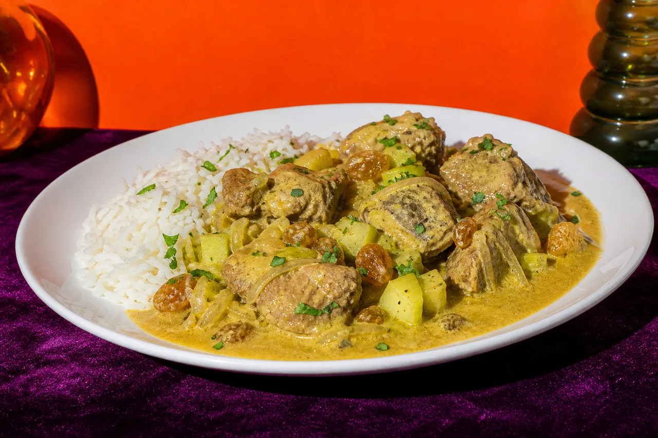 Curry d'agneau à la zurichoise