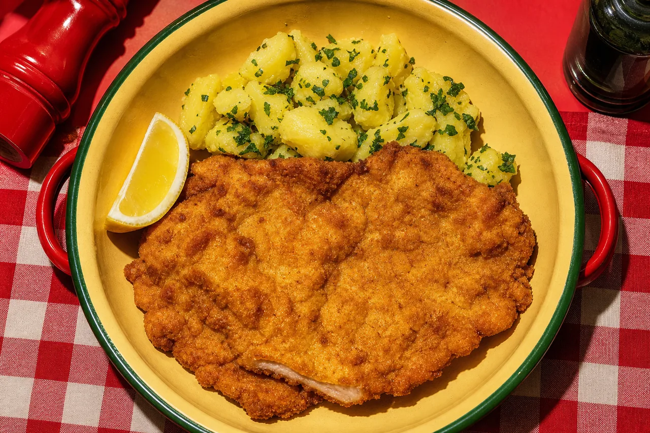 Escalope viennoise schnitzel