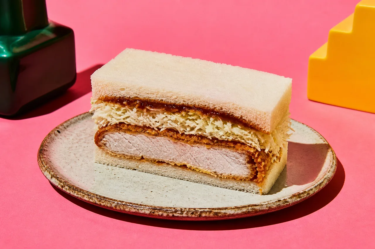 Katsu sando traditionnel au porc