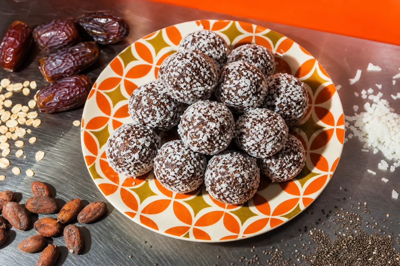 Energy balls choco-dattes