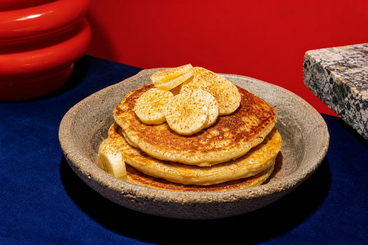Pancakes banane-avoine