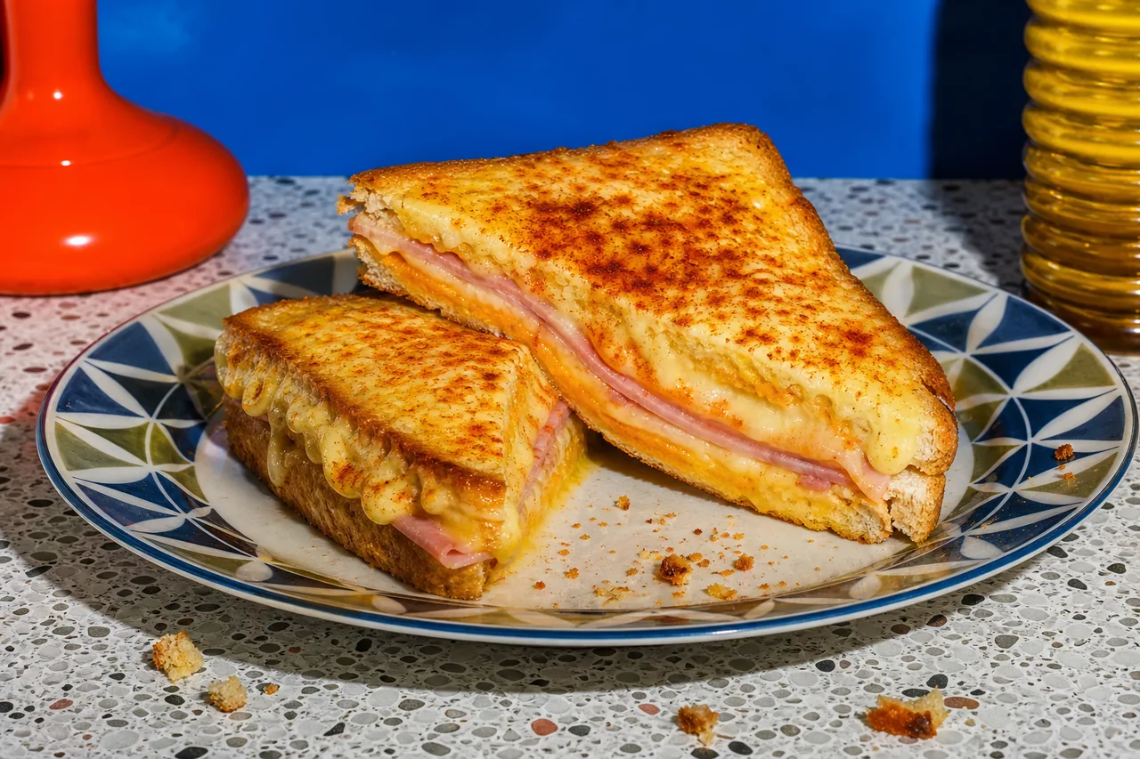 Croque-monsieur au secret orange